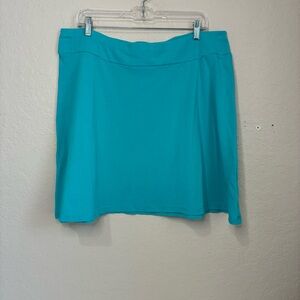 Columbia PFG Skirt Women’s XL Blue Pull On Sporty Cover Up Travel Camping Flirty